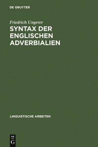Produktbild: Syntax der englischen Adverbialien