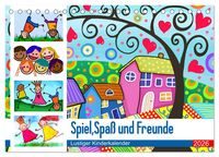 Produktbild: Spiel, Spa&szlig; und Freunde. Lustiger Kinderkalender (Tischkalender 2026 DIN A5 quer), CALVENDO Monatskalender