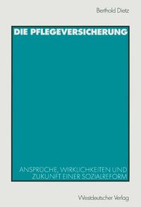Produktbild: Die Pflegeversicherung