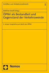 Produktbild: &Ouml;PNV als Bestandteil und Gegenstand der Verkehrswende