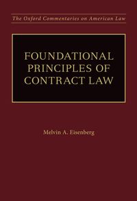 Bild vom Artikel Foundational Principles of Contract Law vom Autor Melvin A. Eisenberg
