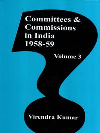 Produktbild: Committies And Commissions In India 1947-73 (1958-59)