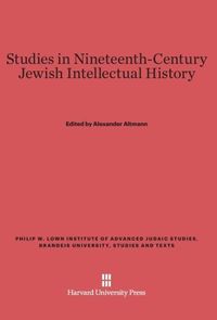 Produktbild: Studies in Nineteenth-Century Jewish Intellectual History