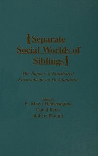 Produktbild: Separate Social Worlds of Siblings