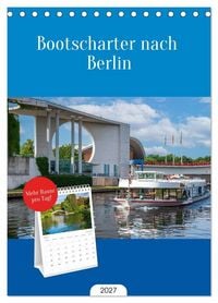 Produktbild: Tischplaner 2027 - Bootscharter nach Berlin (A5 Tischkalender zum Aufstellen) CALVENDO