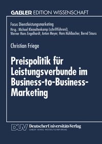 Produktbild: Preispolitik f&uuml;r Leistungsverbunde im Business-to-Business-Marketing