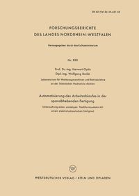Produktbild: Automatisierung des Arbeitsablaufes in der spanabhebenden Fertigung