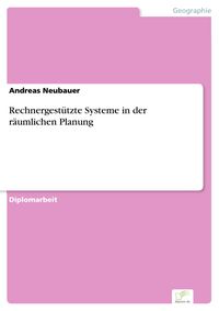 Produktbild: Rechnergest&uuml;tzte Systeme in der r&auml;umlichen Planung
