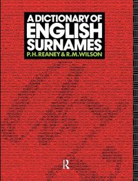Produktbild: A Dictionary of English Surnames
