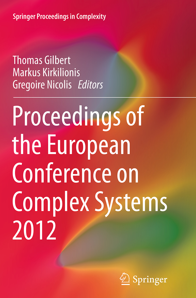 Produktbild: Proceedings of the European Conference on Complex Systems 2012