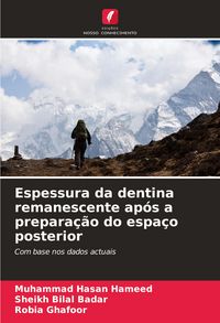 Produktbild: Espessura da dentina remanescente ap&oacute;s a prepara&ccedil;&atilde;o do espa&ccedil;o posterior