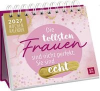 Produktbild: Mini-Wochenkalender 2027: Die tollsten Frauen sind nicht perfekt, sie sind echt