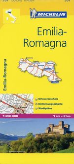 Michelin Lokalkarte Emilia Romagna 1 : 200 000 Michelin