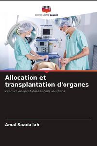 Produktbild: Allocation et transplantation d'organes