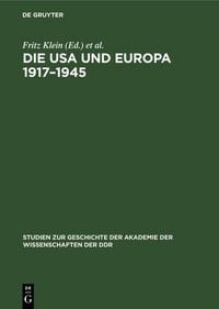 Produktbild: Die USA und Europa 1917-1945
