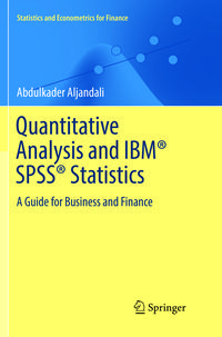 Produktbild: Quantitative Analysis and IBM&reg; SPSS&reg; Statistics