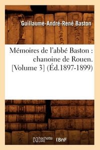 Produktbild: M&eacute;moires de l'abb&eacute; Baston