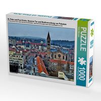 Produktbild: CALVENDO Puzzle St. Peter und Paul Kirche, Nauener Tor und Stadtverwaltung von Potsdam | 1000 Teile Lege-Gr&ouml;&szlig;e 64x48cm Foto-Puzzle f&uuml;r gl&uuml;ckliche Stunden