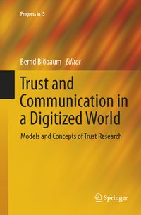 Produktbild: Trust and Communication in a Digitized World