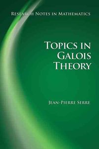 Produktbild: Serre, J: Topics in Galois Theory