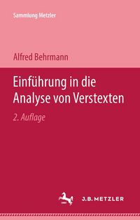 Produktbild: Einf&uuml;hrung in die Analyse von Verstexten
