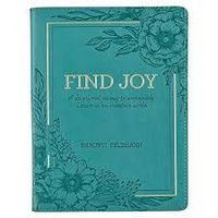Produktbild: Find Joy Teal Faux Leather Devotional