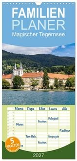 Produktbild: Familienplaner 2027 - Magischer Tegernsee mit 5 Spalten (Wandkalender, 21 x 45 cm) CALVENDO