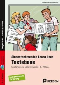 Produktbild: Sinnentnehmendes Lesen &uuml;ben: Textebene - 5.-7. Kl.