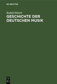 Produktbild: Geschichte der deutschen Musik