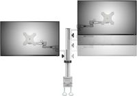 Produktbild: SpeaKa Professional Monitor-Tischhalterung SP-5986112 2 Display(s) 33,0cm (13\") - 68,6cm (27\") Grau H&ouml;henverstellbar, Neigbar