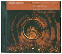 Produktbild: Gibbons, B: Henryk G¢recki: Symphony No. 3 (Jewel Case CD)