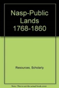 Produktbild: Nasp-Public Lands 1768-1860