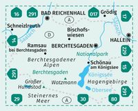 KOMPASS Wanderkarte 794 Berchtesgadener Land, Königssee, Nationalpark Berchtesgaden 1:25.000