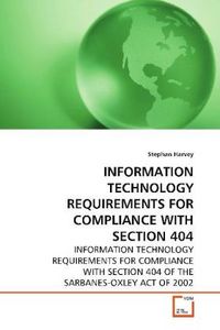 Produktbild: Harvey, S: Information Technology Requirements For Complianc