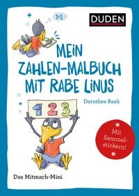 Produktbild: Duden Minis (Band 37) &ndash; Mein Zahlen-Malbuch mit Rabe Linus