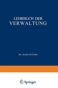 Produktbild: Lehrbuch der Verwaltung