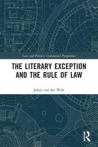 Produktbild: The Literary Exception and the Rule of Law
