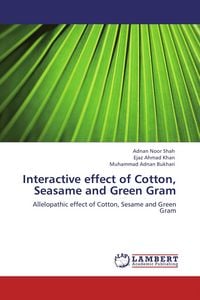 Produktbild: Interactive effect of Cotton, Seasame and Green Gram