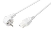 Produktbild: Sygonix SY-5043442 Warmger&auml;te Anschlusskabel Wei&szlig; 2.00m