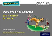 Produktbild: Read Write Inc. Phonics: Rex to the Rescue (Grey Set 7 Storybook 1)
