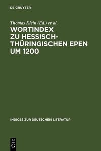 Produktbild: Wortindex zu hessisch-th&uuml;ringischen Epen um 1200