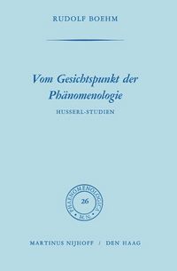 Produktbild: Vom Gesichtspunkt der Ph&auml;nomenologie