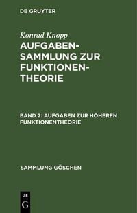 Produktbild: Aufgaben zur h&ouml;heren Funktionentheorie