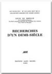 Produktbild: Recherches d un demi-siecle