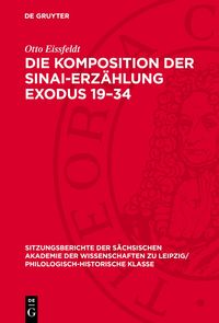 Produktbild: Die Komposition der Sinai-Erz&auml;hlung Exodus 19&ndash;34