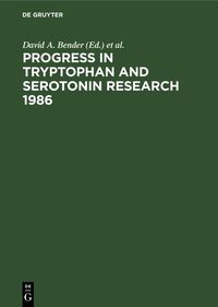 Produktbild: Progress in Tryptophan and Serotonin Research 1986