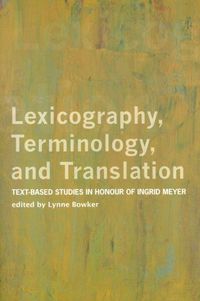 Produktbild: Lexicography, Terminology, and Translation