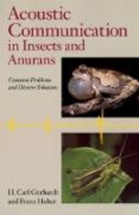 Produktbild: Gerhardt, H: Acoustic Communication in Insects and Anurans