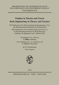 Produktbild: Felsbau in Theorie und Praxis Rock Engineering in Theory and Practice