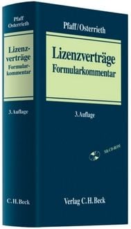 Produktbild: Lizenzvertr&auml;ge. Formularkommentar